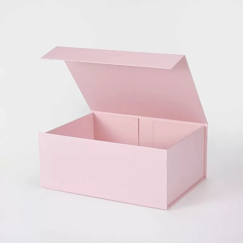 Pink Rectangular Gift Box Medium Pink Magnetic Gift Box