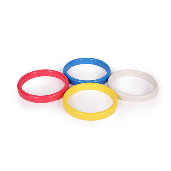 WRIST WEIGHT BRACELETS: ASSORTED HARD PLASTIC WRIST WEIGHT BRACELETS 19 GRAM (100 PER BAG)