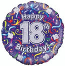 18" 18TH BIRTHDAY STREAMERS FOIL