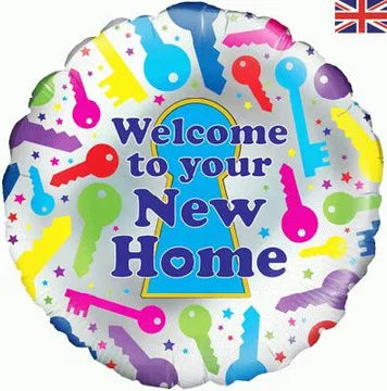18" WELCOME TO YOUR NEW HOME FOIL