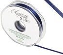 RIBBON: 3mm ELEGANZA DOUBLE FACED SATIN RIBBON NAVY BLUE NO.19 (3MM x 50M)