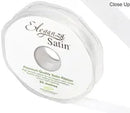 RIBBON: 15mm ELEGANZA DOUBLE FACED SATIN RIBBON WHITE No.01 (15MM X20M)