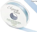 RIBBON: 15mm ELEGANZA DOUBLE FACED SATIN RIBBON LIGHT BLUE No.25 (15MM X20M)