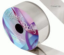 RIBBON: 50mm ELEGANZA POLY RIBBON METALLIC SILVER (50MM X 25M)