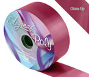 RIBBON: 50mm ELEGANZA POLY RIBBON BURGUNDY (50MM X 91M)