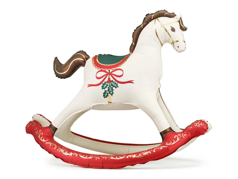 46" CHRISTMAS ROCKING HORSE FOIL