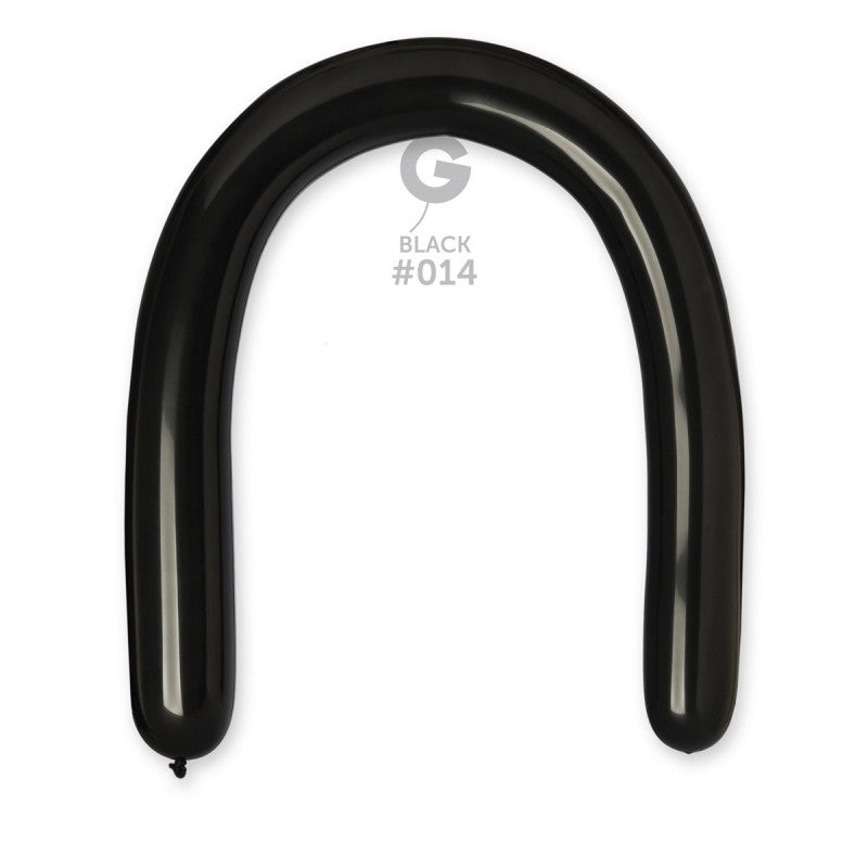 350G GEMAR MODELLING BALLOONS BLACK