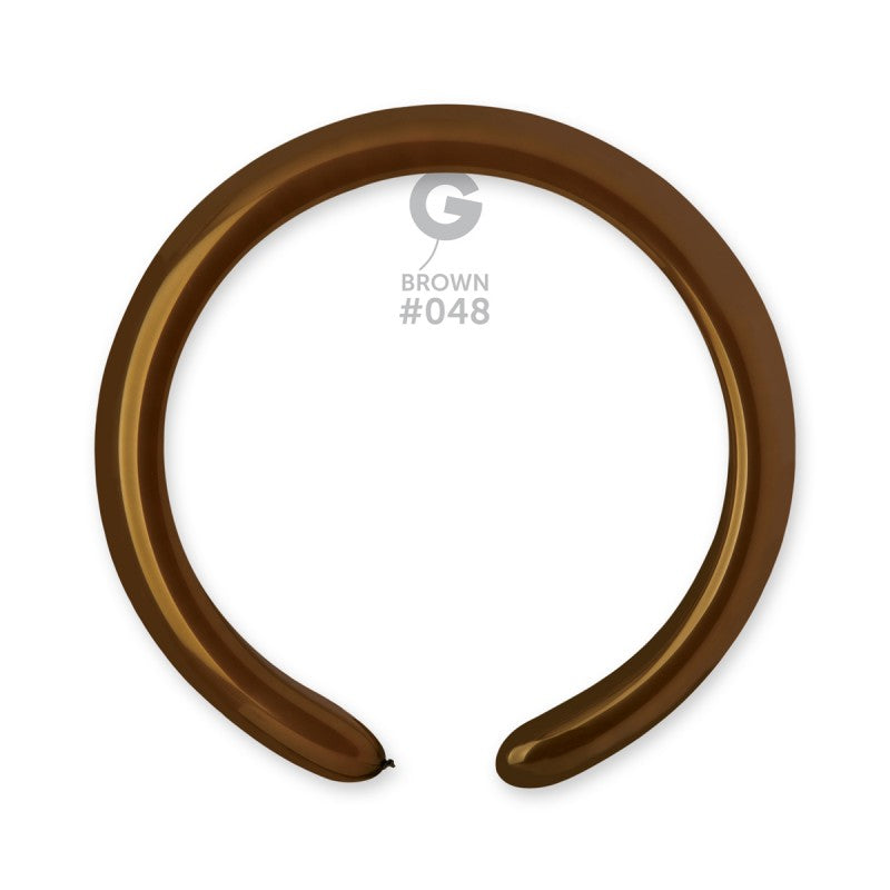 260G GEMAR MODELLING BALLOONS BROWN