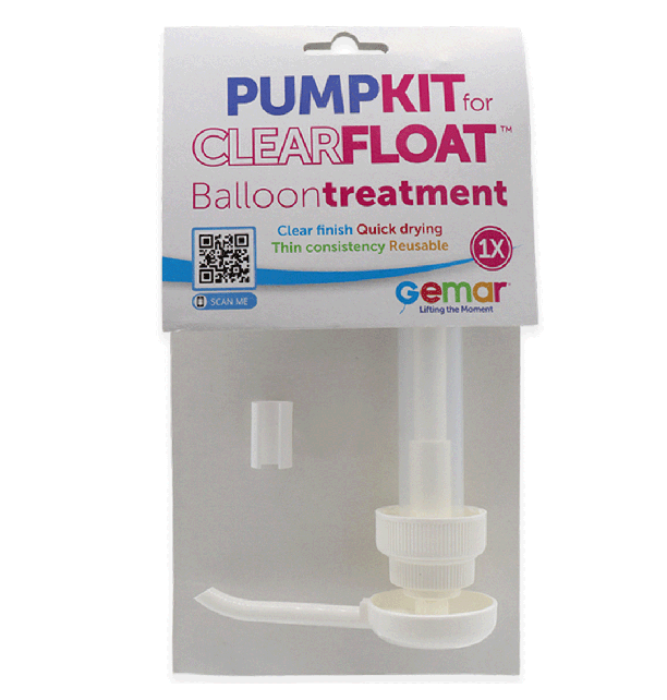 DISPENSER KIT FOR CLEAR FLOAT WITH WHITE CLIP