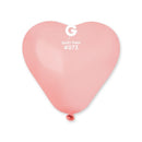 6" GEMAR BABY PINK HEART-SHAPE LATEX (100 PER BAG)