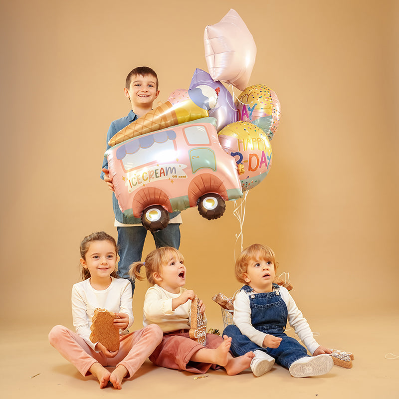 29" SIXTIES ICE CREAM TRUCK FOIL