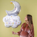 32" WELCOME BABY MOON FOIL
