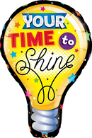 40" YOUR TIME TO SHINE SUPERSHAPE FOIL