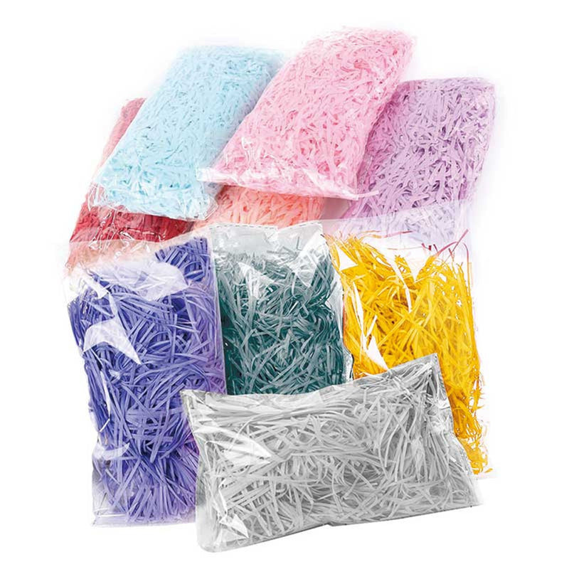 SHREDDED TISSUE PAPER FILLER BLACK - SMALL 20g BAG