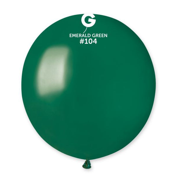 19" GEMAR EMERALD GREEN #104 LATEX (25 PER PACK)