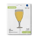 31" CHAMPAGNE GLASS FOIL