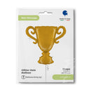 33" GOLDEN CUP TROPHY GLITTER HOLOGRAPHIC FOIL