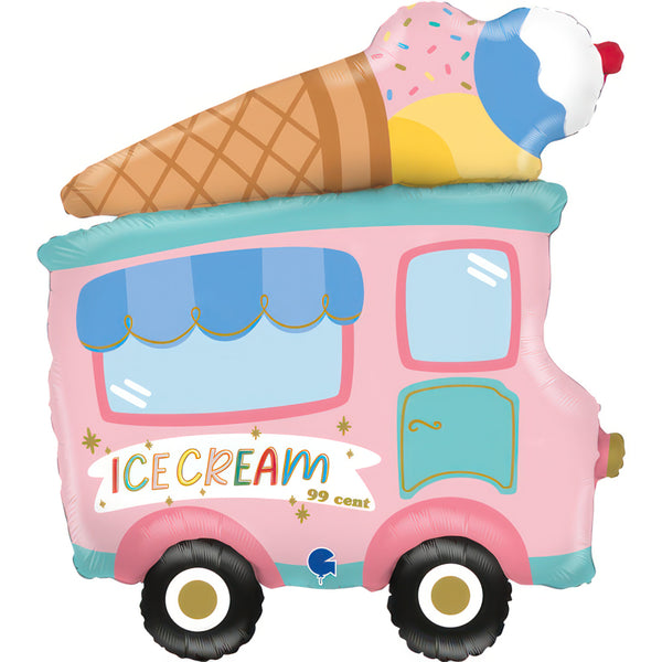 29" SIXTIES ICE CREAM TRUCK FOIL