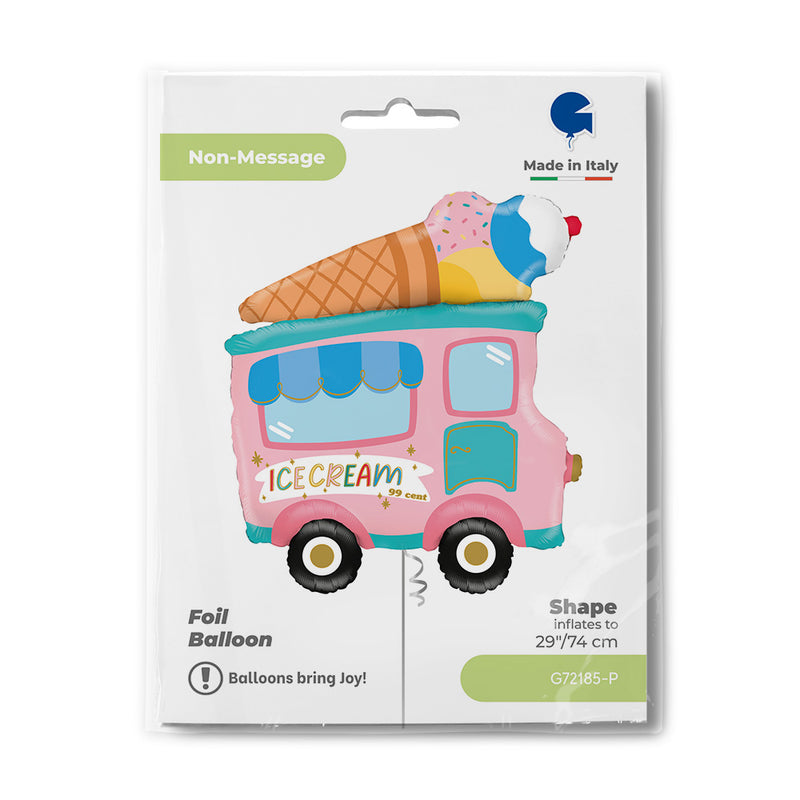 29" SIXTIES ICE CREAM TRUCK FOIL
