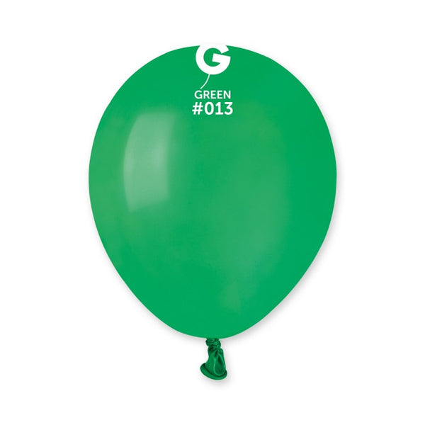 5" GEMAR GREEN #013 LATEX (50 PER PACK)