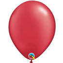 RUBY RED RETAIL LATEX BALLOONS (6 PACKS OF 6 BALLOONS)