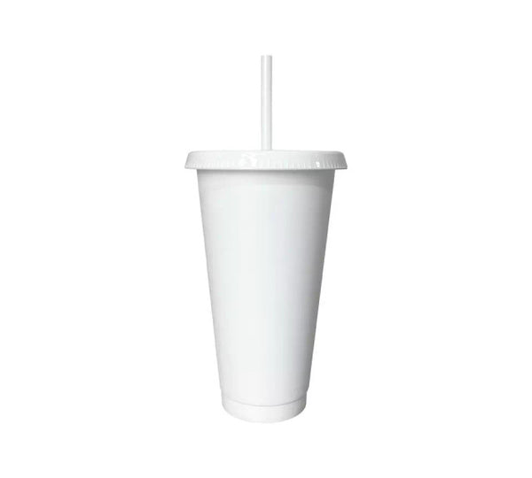 COLD CUPS: SOLID COLOUR COLD CUP WHITE 24OZ