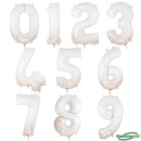 LARGE NUMBER WHITE & ROSE GOLD FOILS BUNDLE