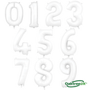 LARGE NUMBER MATTE WHITE FOILS BUNDLE