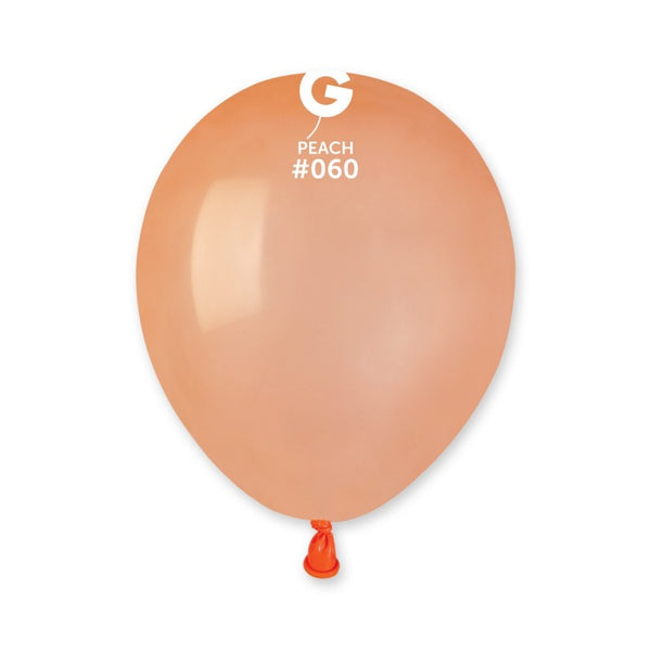 5" GEMAR PEACH #060 LATEX (50 PER PACK)