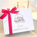 CHRISTMAS EVE RIBBON BOX WITH OPTIONAL PERSONLISATION