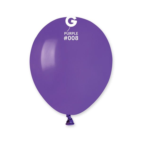 5" GEMAR PURPLE #008 LATEX (50 PER PACK)