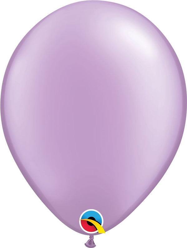 11" QUALATEX RETAIL LATEX PEARL LAVENDER (6 BALLOONS PER PACK)