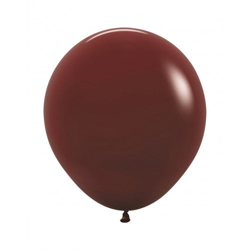 18" SEMPERTEX MERLOT 018 LATEX (25 PER BAG)