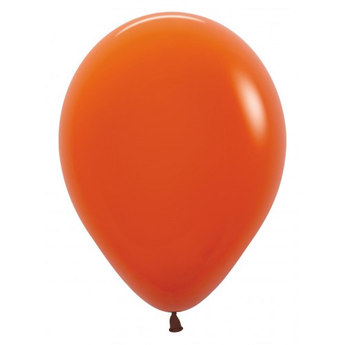 12" SEMPERTEX SUNSET ORANGE 062 LATEX (50 PER BAG)