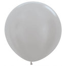 36" SEMPERTEX PEARL SILVER 481 LATEX (2 PER BAG)