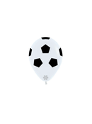 5" SEMPERTEX SOCCER BALL WHITE LATEX (50 PER PACK)