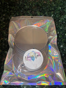 TAGS: SILVER TAGS WITH HOLE 100MM (PACK OF 10)