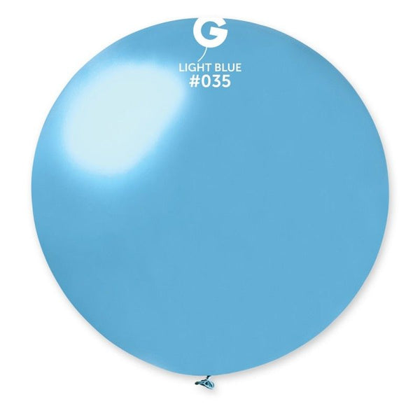 31" GEMAR METALLIC LIGHT BLUE #035 LATEX (1 PER PACK)