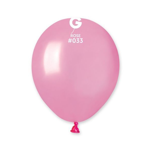 5" GEMAR METALLIC ROSE