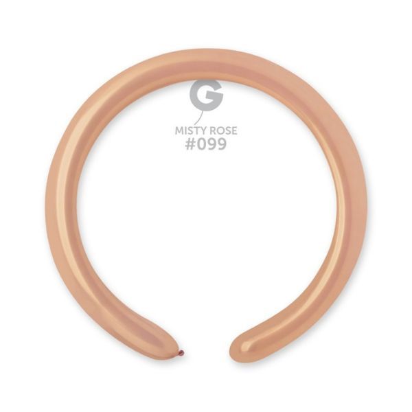 260G GEMAR MODELLING BALLOONS MISTY ROSE