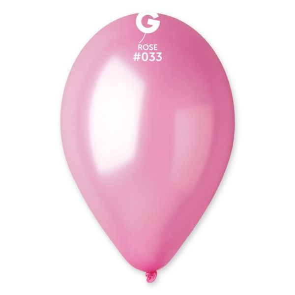 13" GEMAR METALLIC ROSE