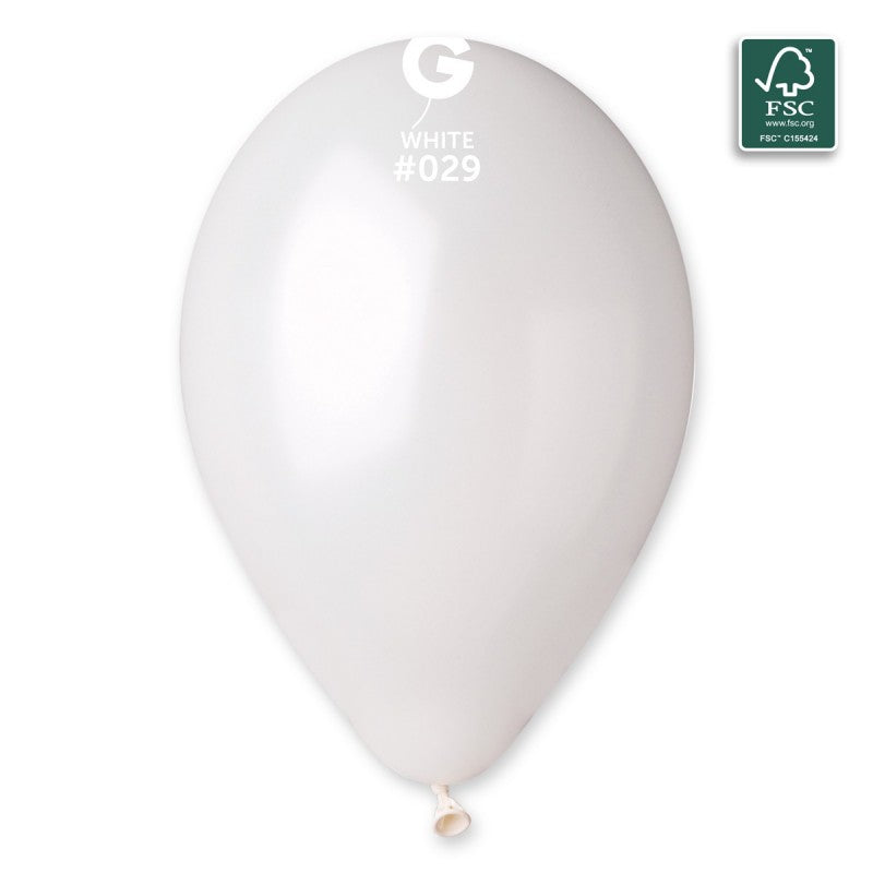 13" GEMAR METALLIC WHITE