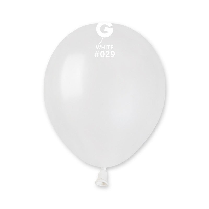 5" GEMAR METALLIC WHITE