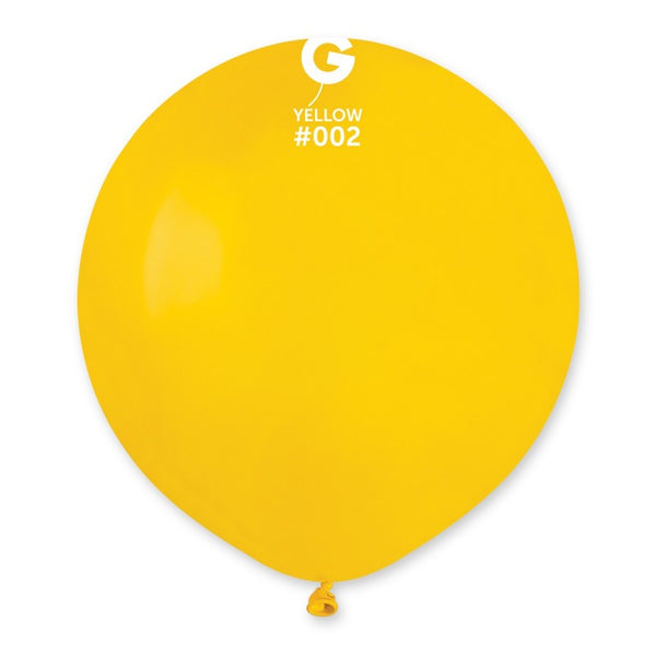 19" GEMAR YELLOW #002 LATEX (25 PER PACK)