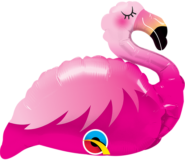 Qualatex 10464 14" MINI PINK FLAMINGO FOIL