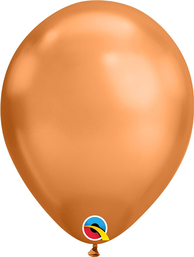 7" QUALATEX CHROME COPPER LATEX (100 PER BAG)