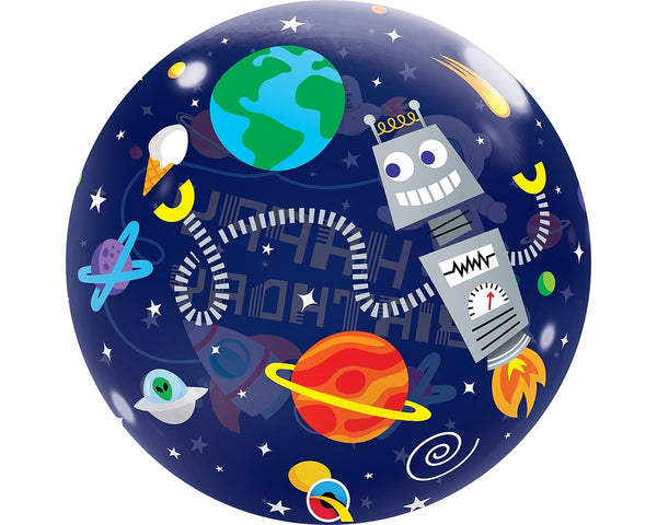 Qualatex 13079 22" Single Bubble Outer Space Birth