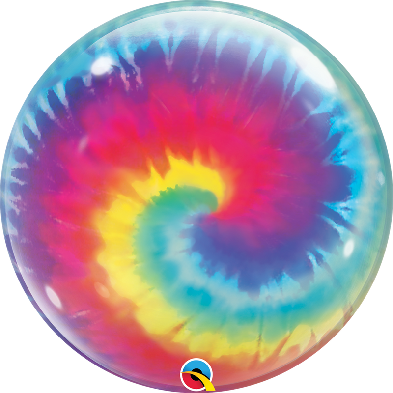 Qualatex 13084 Single Bubble Tie Dye Swirls