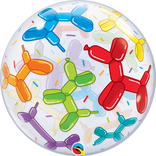 Qualatex 13085 Bubble Balloon Dogs