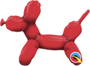 Qualatex 13236 Dog Red Shape Foil Balloon